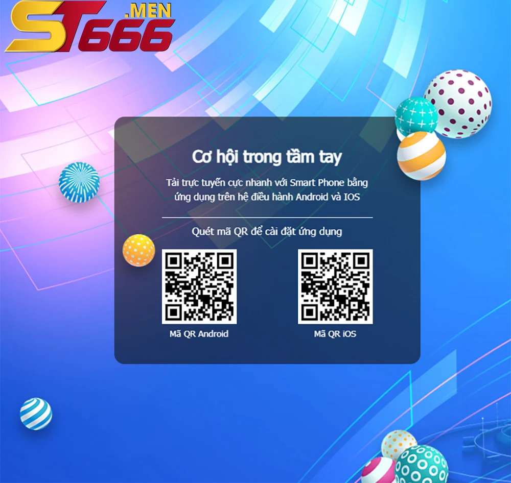 "Tải app" dành riêng cho hai nền tảng Android và iOS.