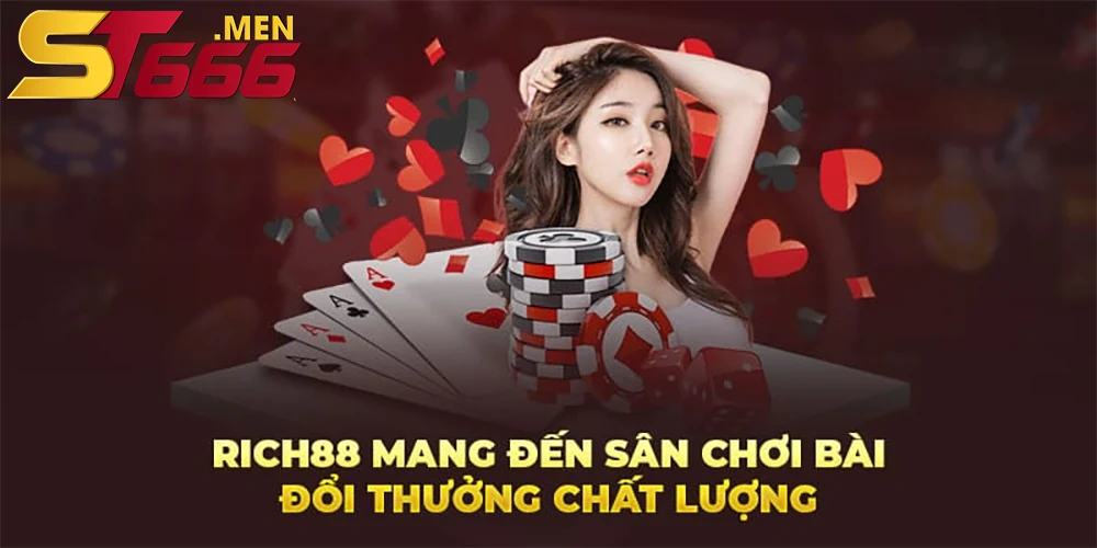 Sảnh Rich88 được đánh giá cao