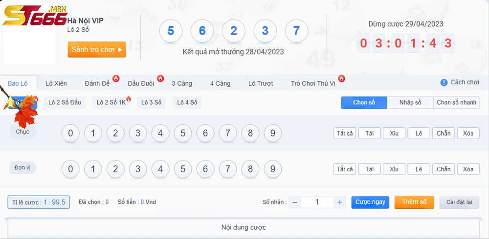 người chơi cần phải nắm rõ một số quy định